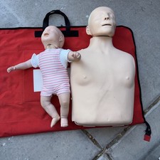 Little Anne CPR Trainer Manikin Adult Torso First Aid Nursing EMS