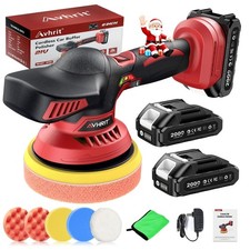 Avhrit Cordless Car Buffer Polisher Kit W 2x2000mah 21v Batteries 6 Inch Ca... Avhrit Cordless Car Buffer Polisher Kit W 2x2000mah 21v Batteries 6 Inch Ca...