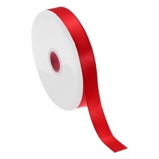 13/16 Inch x 60 Yards Solid Satin Ribbon, 1Pcs Fabric Ribbon, Red