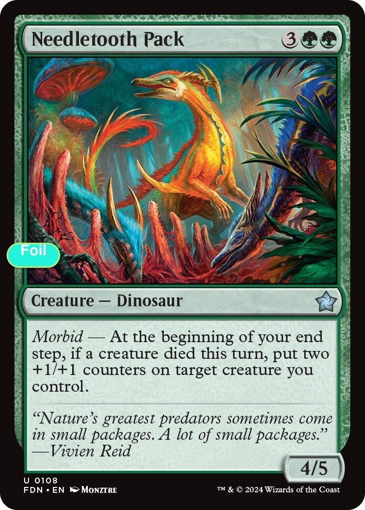 Needletooth Pack - Foil - FDN - 108 NM/LP