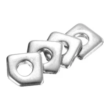 15pcs Beveled Square Washers M6x16x3.6 Stainless Steel Missing Angle