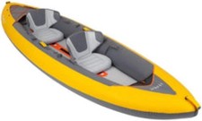 Decathlon X100M 2-Person Inflatable Kayak Witt Carry Backpack Touring Canoe-USED