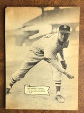 original 1949 Dell Mini Poster Jack Kramer & Harry Brecheen Red Sox / Cardinals
