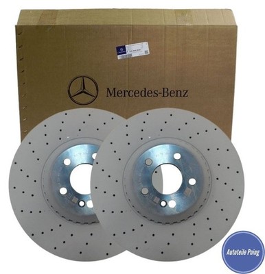 GENUINE MERCEDES BENZ BRAKE DISCS 360MM REAR S CLASS V222 W222 A217 C217