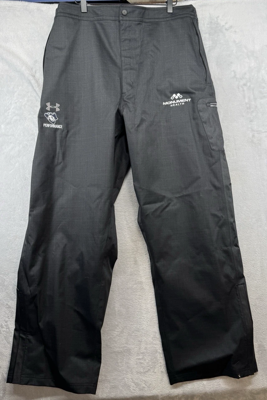 Under Armour Infraed Cold Gear Loose Rain Snow Pants Lined Embroidered Mens 2XL