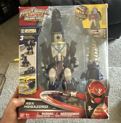 Bandai Power Rangers Super Megaforce Zord Builder Rex Megazord Figure Toy 2013