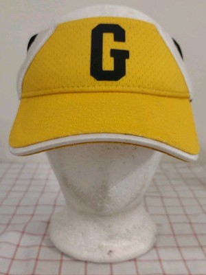 Letter G Visor Hat Yellow Mens Womens Adjustable Augusta