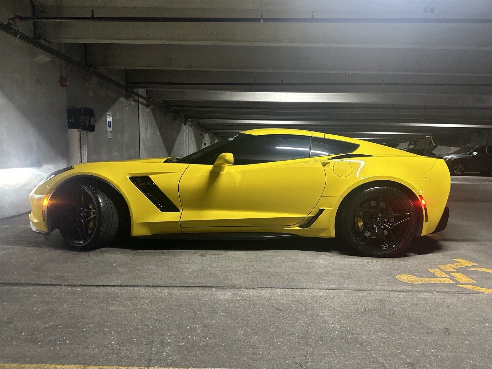 2017 Yellow Chevrolet Corvette   | C7 Corvette Photo 8