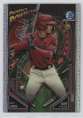 2024 Bowman Mega Box Chrome Prospect Power-Up Druw Jones #PP-4 1md7