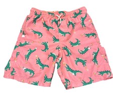 Cat Jack Pink Green Alligator Swim Trunks Shorts Youth Boys L 12/14 Target