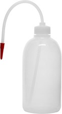 Wash Bottle, 500ml - Polyethylene - Translucent, Unbreakable - Screw Cap with