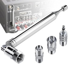 FM Radioantenne 75 Ohm Stabantenne UKW DAB Zimmerantenne Für Stereoanlage