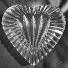 Vintage Waterford Heart Shaped Crystal Paperweight