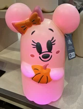 Disney Parks Halloween Minnie Mouse Ghost Light-Up Night Light New