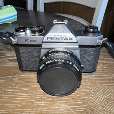 Pentax K1000 35mm SLR Camera with 50mm Lens Manual Focus WORKS GREAT  One Owner