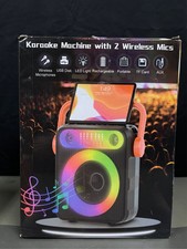 Portable Bluetooth Karaoke Machine for Adults PA System with 2 Wireless Micr 2