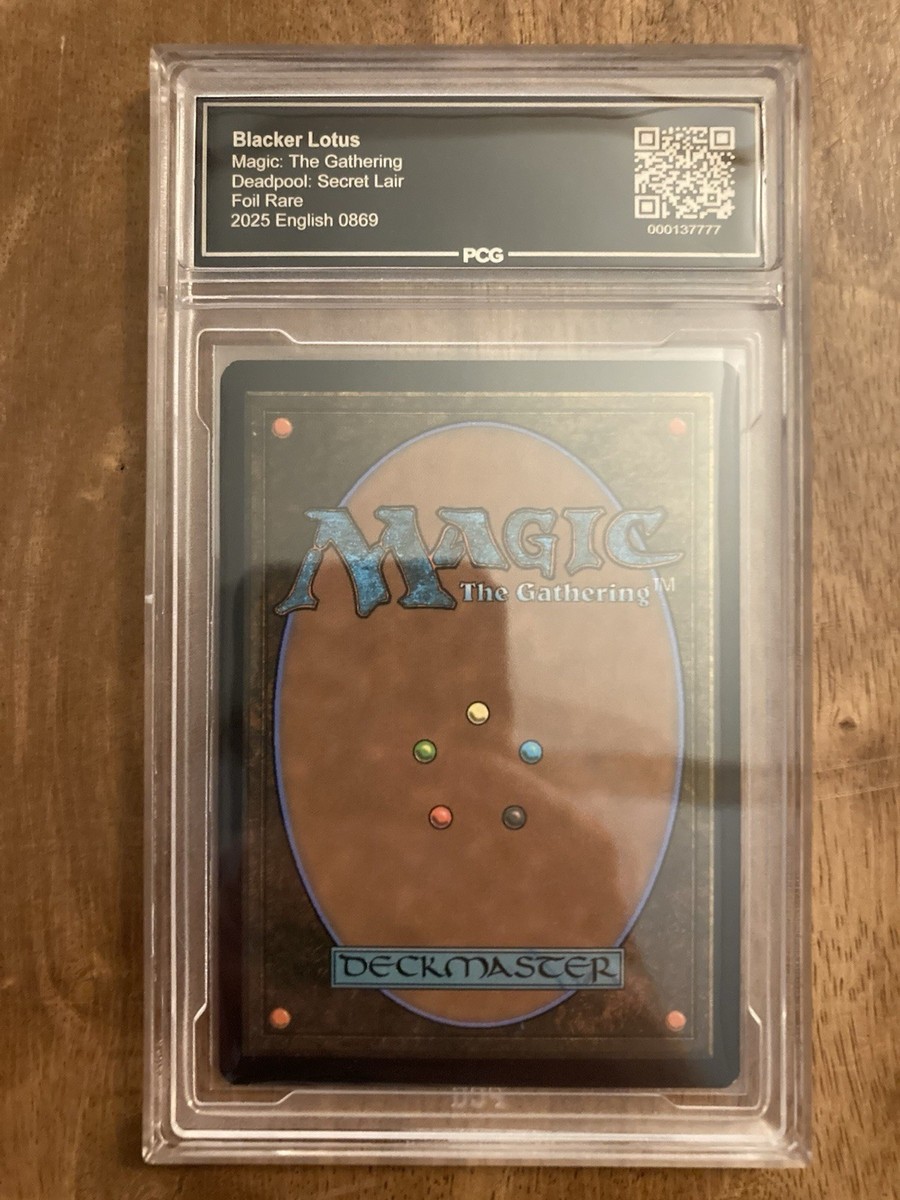 マジック:ザ・ギャザリング MTG secret lair Blacker Lotus foil Blacker Lotus (Rainbow Foil) Secret Lair Drop Foil for sale