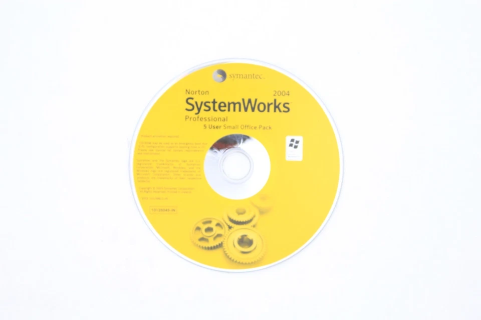 Norton SystemWorks 2004 Professional PC Software CD Manual Retro RETAIL BIG BOX - Image 3 of 4