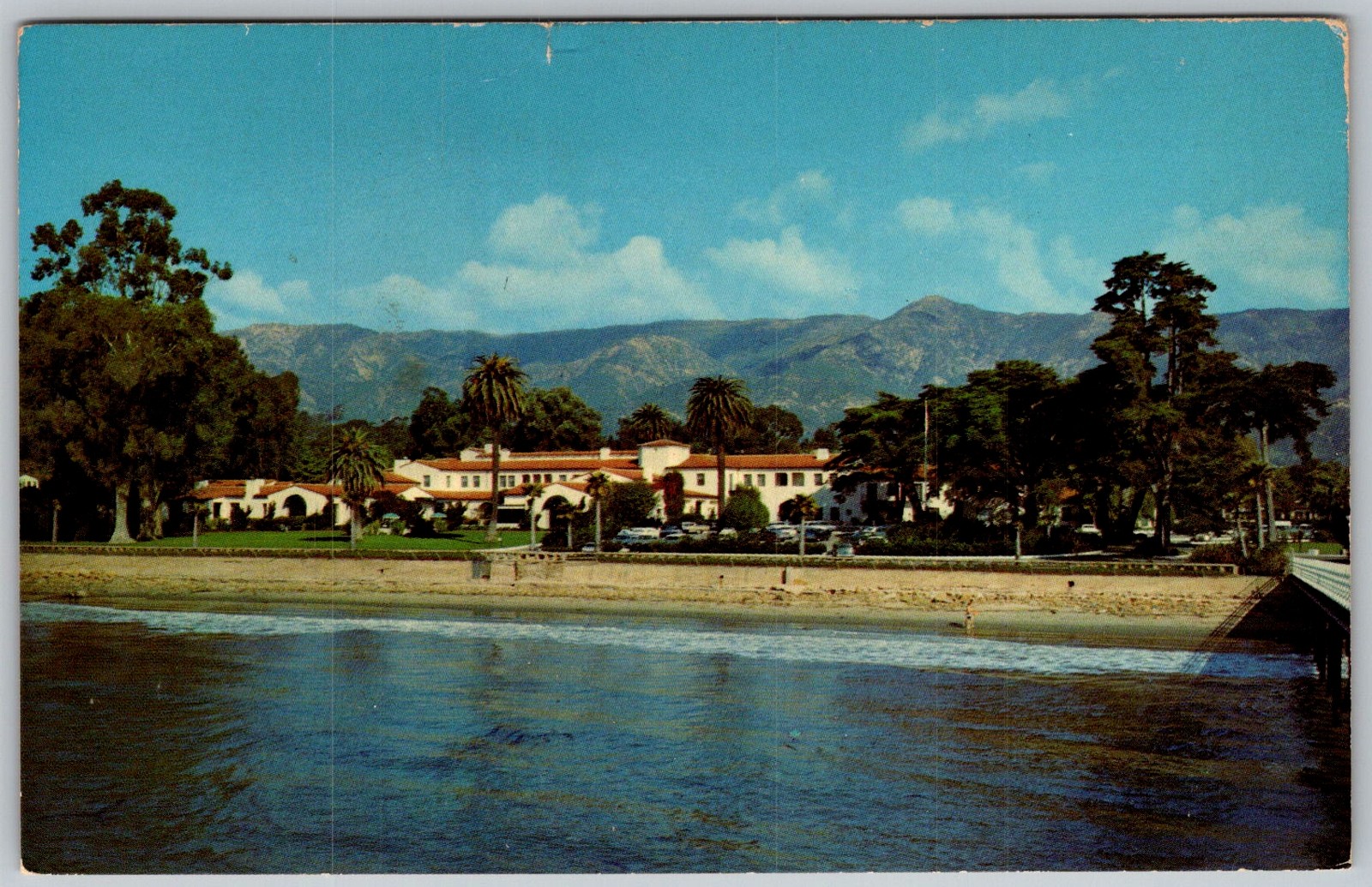 Vtg Postcard Biltmore Hotel Santa Barbara, CA 1950s