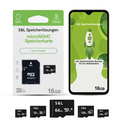 micro SD Speicherkarte Memory micro-SD für Honor Play9A 16 32 64 128 256 GB Top