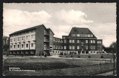 Emsbüren, St. Elisabeth-Krankenhaus, Ansichtskarte 