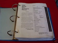 1989 Mazda RX-7 RX7 Workshop Shop Service Repair Manual Convertible Turbo  