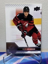 2022-23 Upper Deck TEAM CANADA JUNIORS OLEN ZELLWEGER #6
