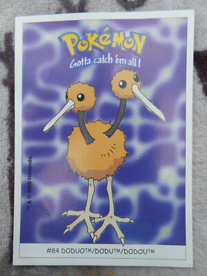 DODUO #84 - DUNKIN BOOMER 2000 - POKEMON KARTE - SEHR GUTER ZUSTAND