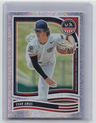 2024 Panini Stars & Stripes #136 Evan Amos Sparkle