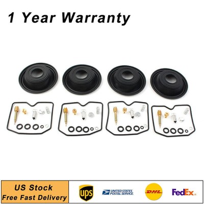 Carburetor Rebuild Kit Repair Vacuum Diaphragm 4PCS For Suzuki GSF600 S BANDIT