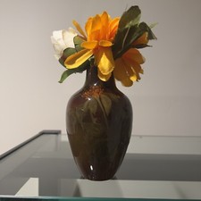 1902 Antique Arts  Crafts Rookwood Pottery Bud Vase Standard Glaze Signed LVB