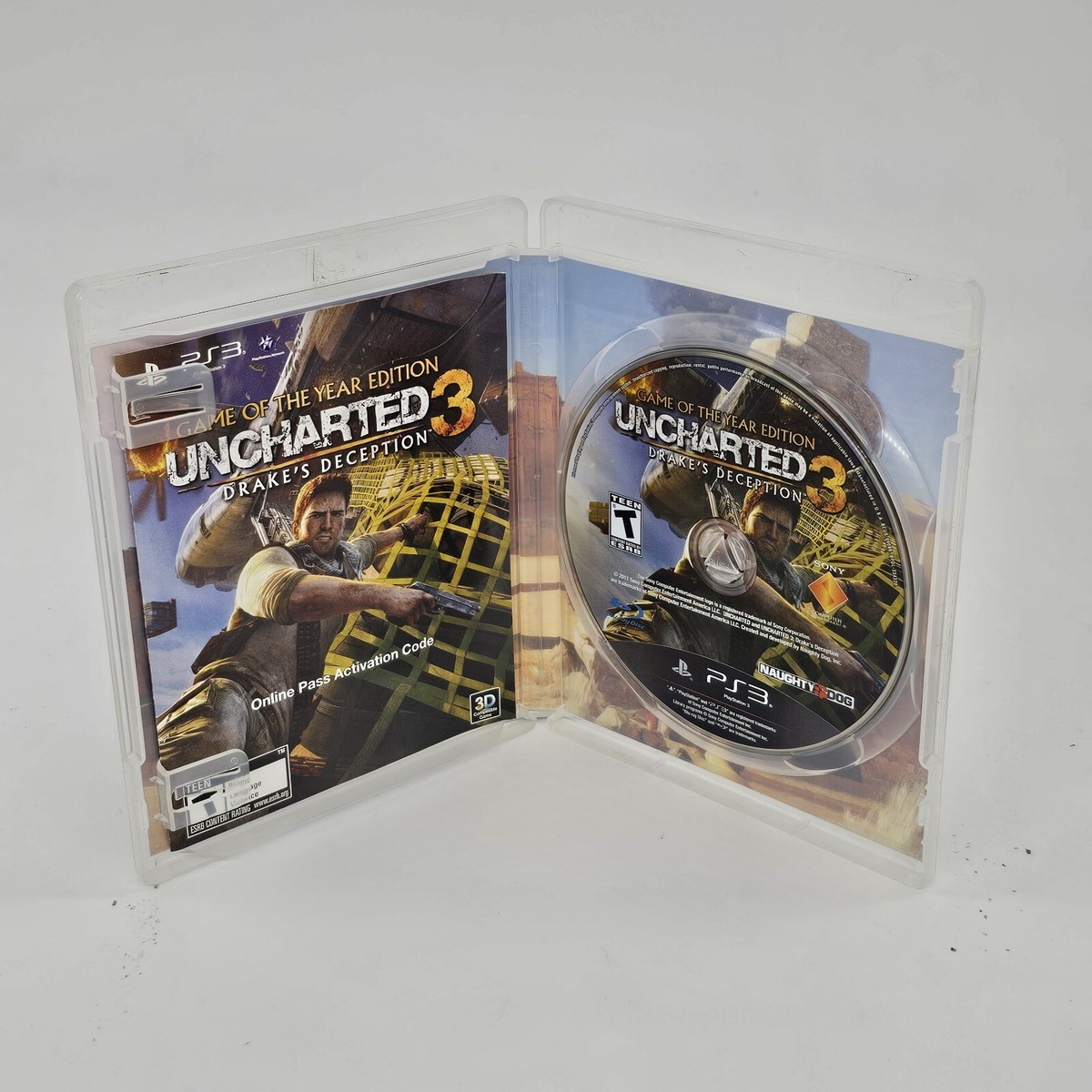 Uncharted 3: Drake's Deception GOTY Edition (Playstation 3, 2011