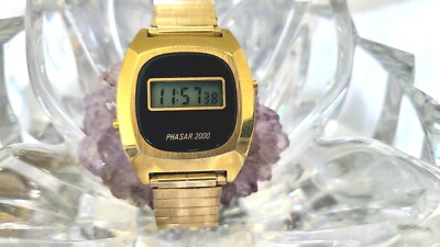 Vintage 70s Phasar 2000 Digital Watch By Seiko For Sears Roebuck