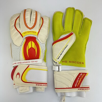 HO SOCCER Gloves Goalkeeper Ghotta Roll Flat Micro Adustable Strap Size 8.5