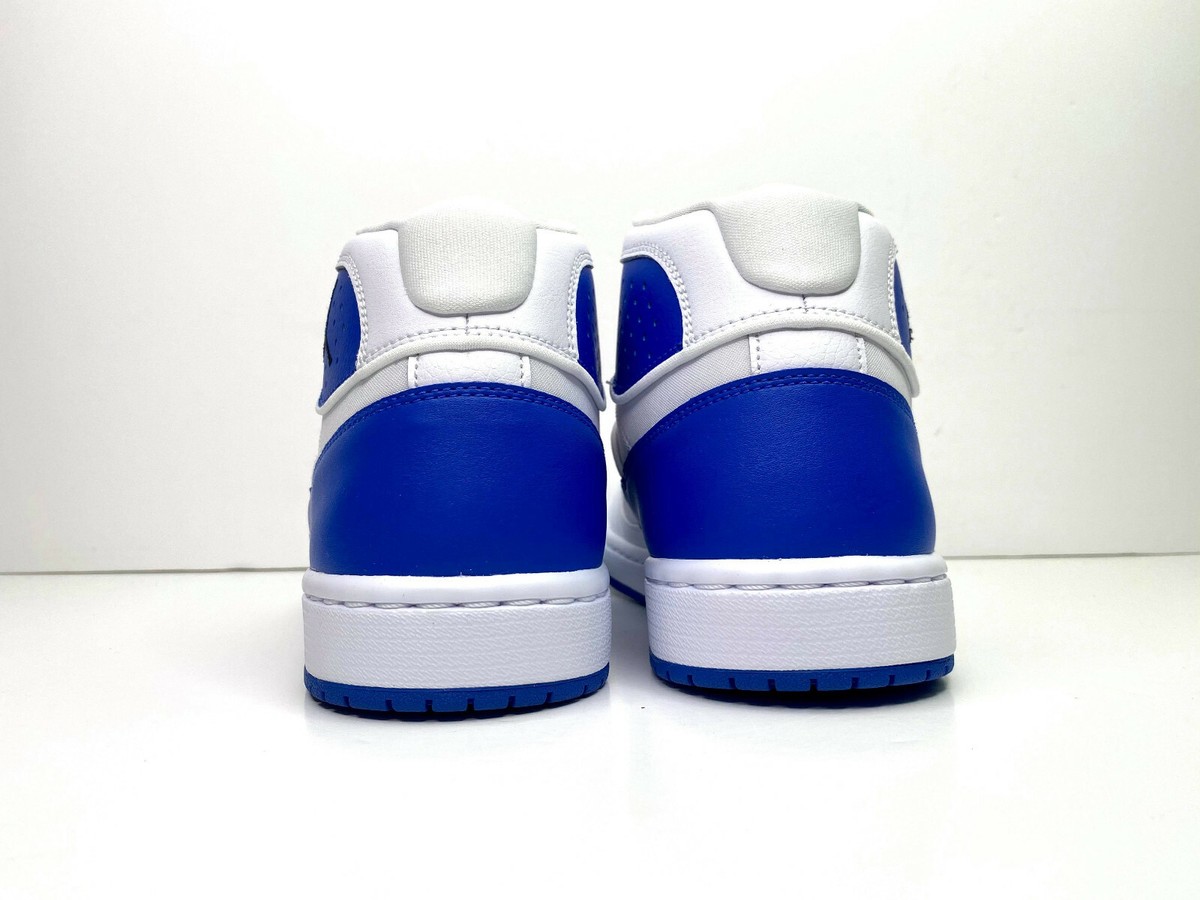 jordan access white blue