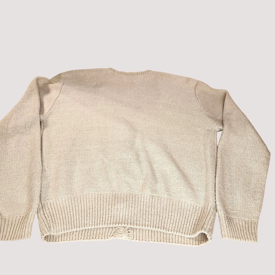 De Colección Suéter Mujer Seda Algodón Cuentas Cárdigan M Cottage Core Hippie Swiftie Y2K Foto 3 de 4