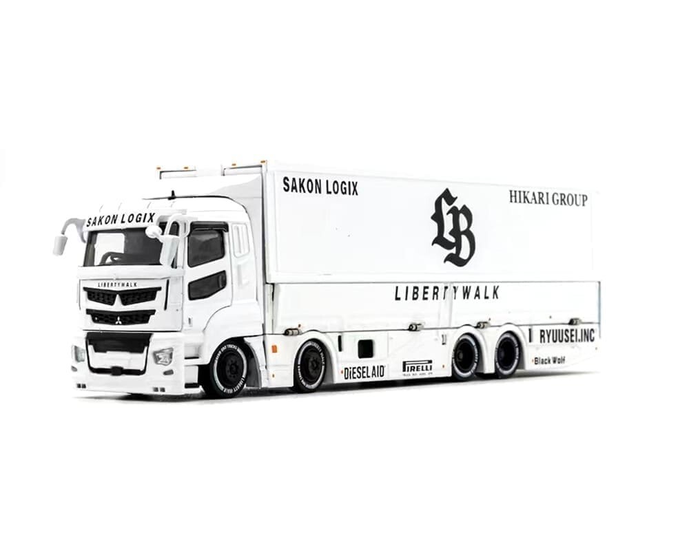 GCD 1:64 Liberty Walk LB-Trucks Mitsubishi Fuso Super Great