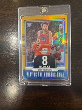 Chet holmgren contenders optic playing the numbers game gold /10