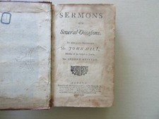 Sermons on Several Occasions by Rev. John Hill/ John Gill DD - 2nd ed.1749, Rare