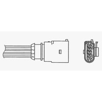 NTK Lambdasonde Regelsonde Passend FüR VW Lupo 1.4 16V Seat Arosa 96952