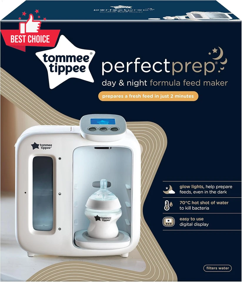 Perfect Prep Baby Bottle Maker Machine Digital Display Adjustable Volume White - image 2 of 4