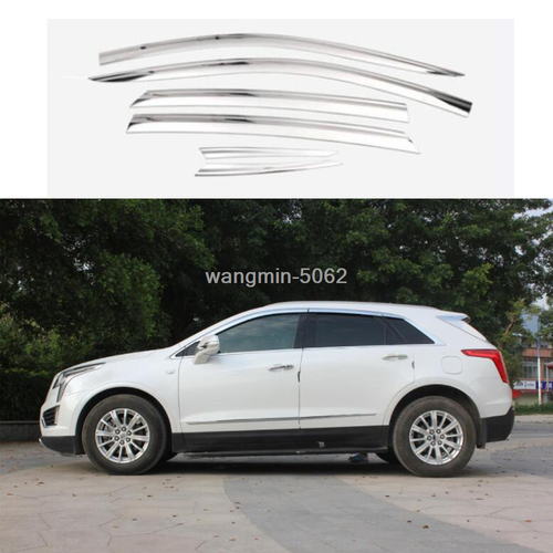 20162020 FOR Cadillac XT5 Chrome Window Visor Vent Shades Sun Rain