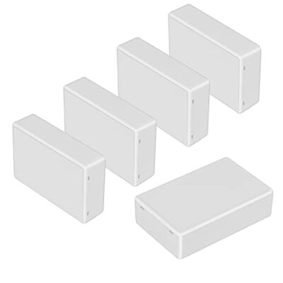 LeMotech Project Box 5 Pieces ABS Plastic Electrical Project Case Small 