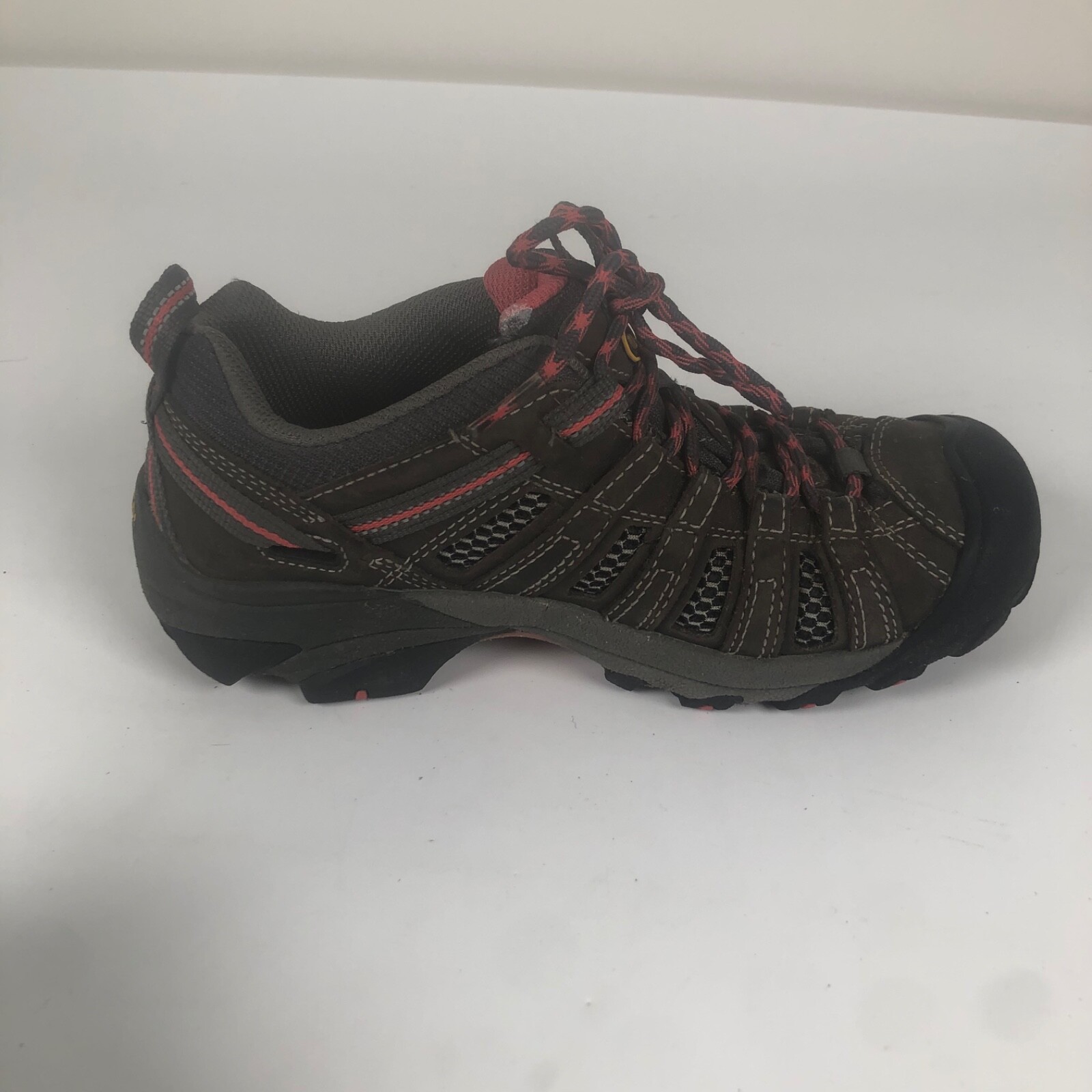 Scarpe da trekking Keen Voyager da donna taglia 6 5 37 EU in pelle grigia a rete trail