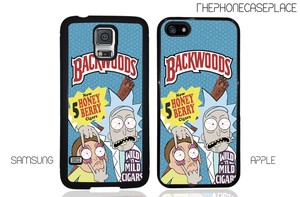 Rick and Morty Backwoods Cigar Phone Case for Apple iPhone 7 and ...