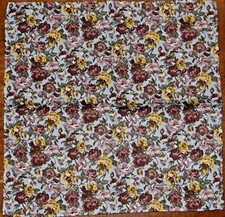 Bar III MEN'S Blossom Floral Pocket Square Color Blue One Size