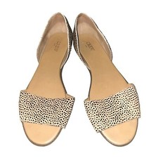 J Crew Calf Hair Animal Print Flat Shoes 10