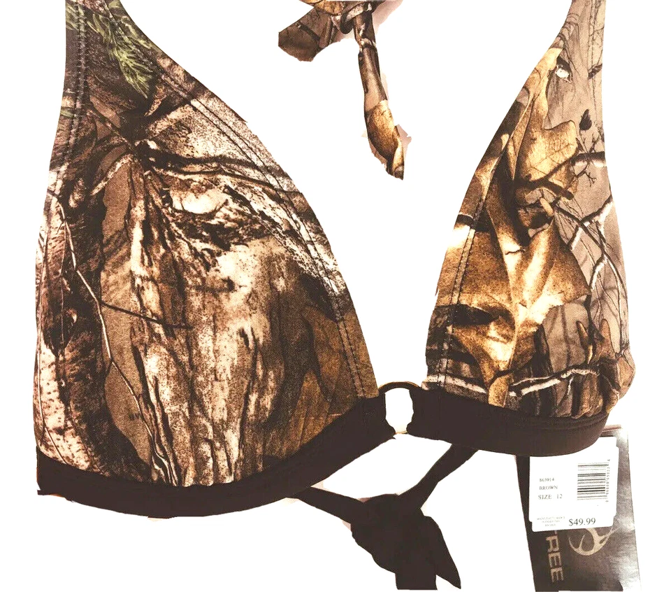 Traje marrón camuflaje Real Tree para mujer parte superior acolchada separada talla 12 precio de venta sugerido por el fabricante 49,99 Foto 2 de 4