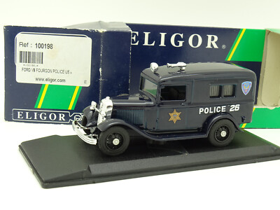 Eligor 1/43 - Ford V8 Zellenwagen Polizei USA 100198