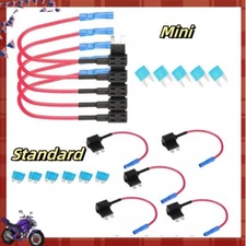 Fuse TAP Adapter 12V 15A Car Add-a-circuit Mini/Standard ATM APM Blade Fuse US